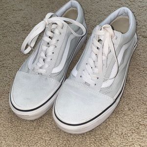 Vans old skool blue shoes- women’s 8.5/ men’s 6